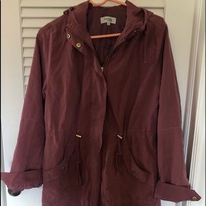 Lightweight jacket in mauve